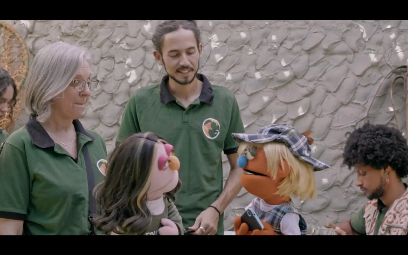 Poster do vídeo Facine: Thiago e Ísis e os Biomas do Brasil