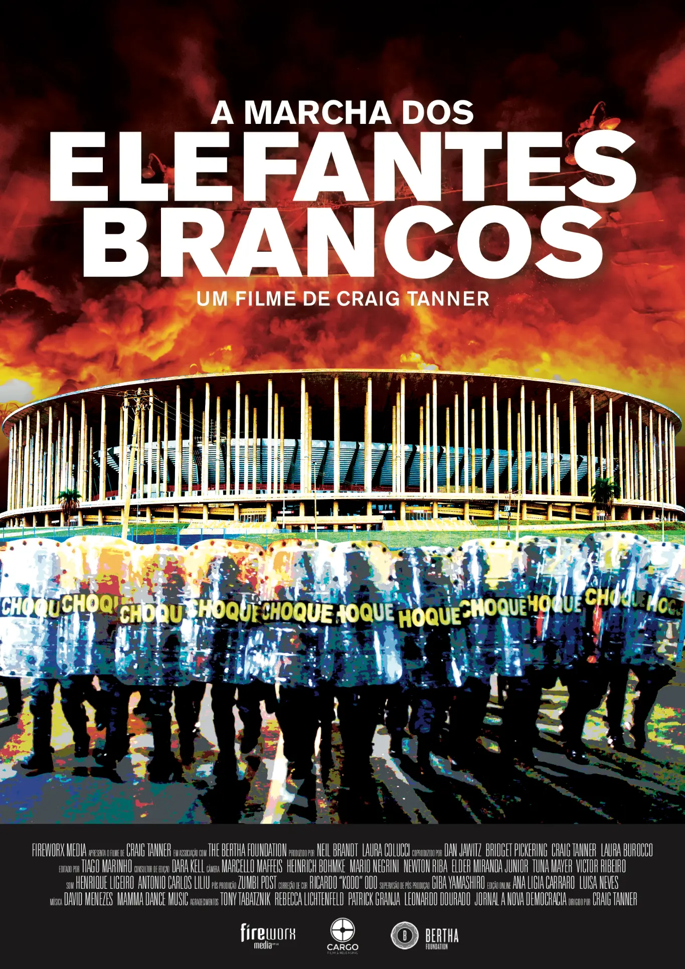 Poster do vídeo A Marcha dos Elefantes Brancos