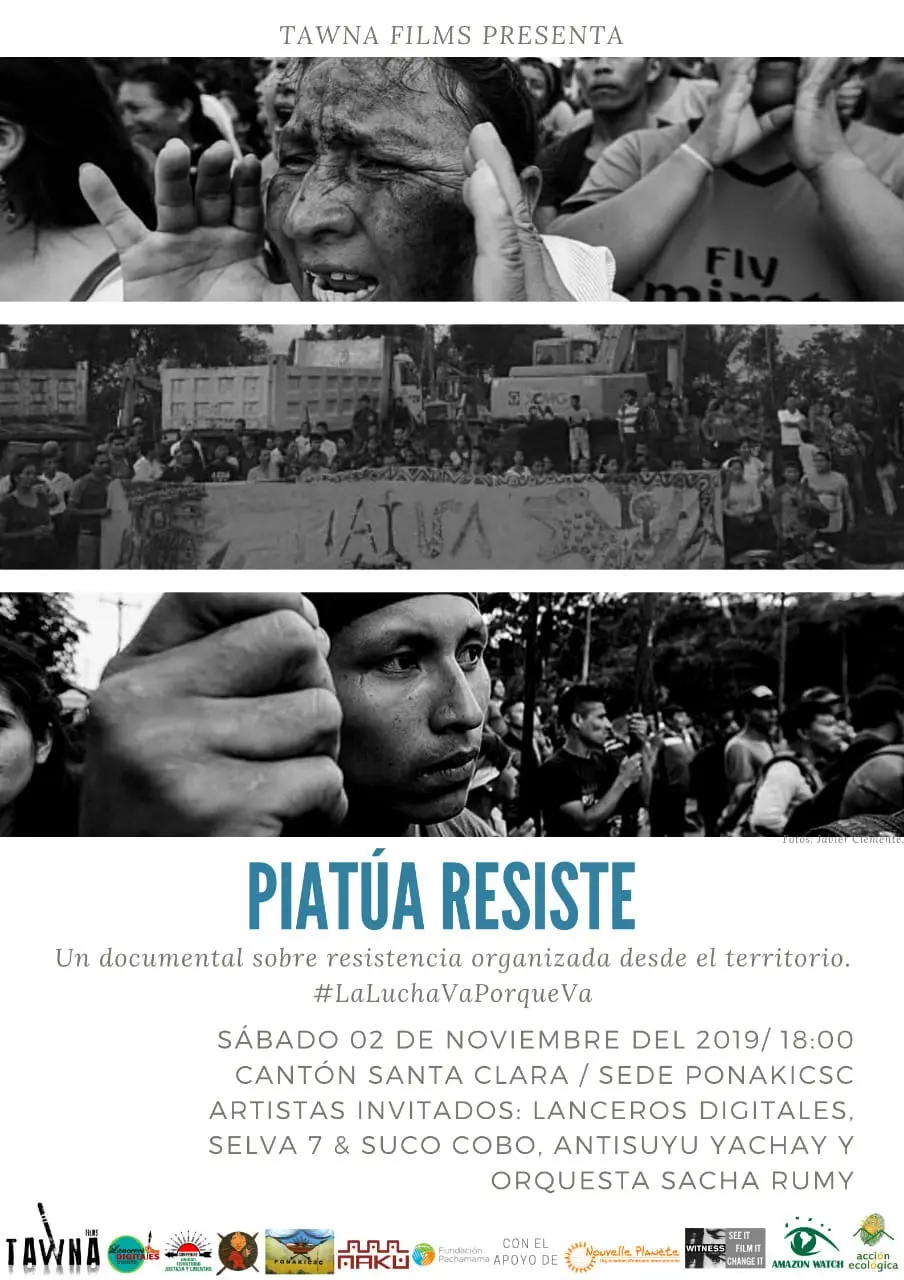 Poster do vídeo Piatúa Resiste