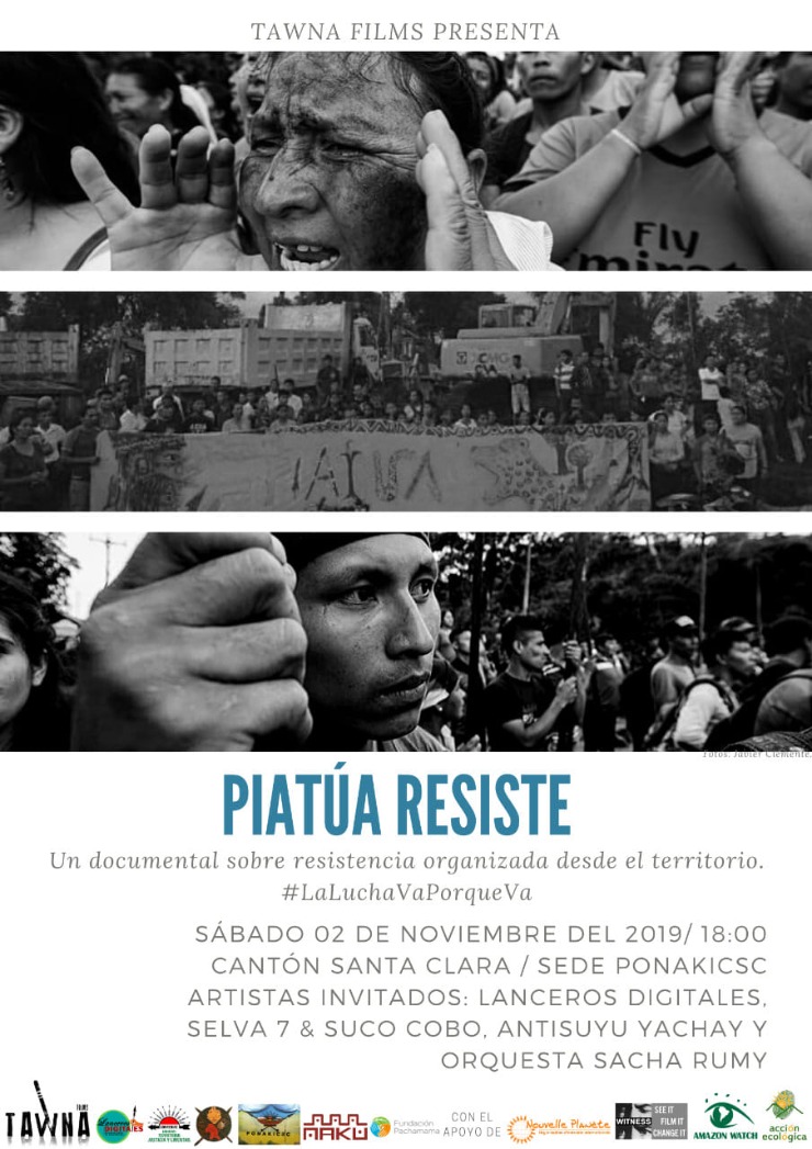 Poster do vídeo Piatúa Resiste