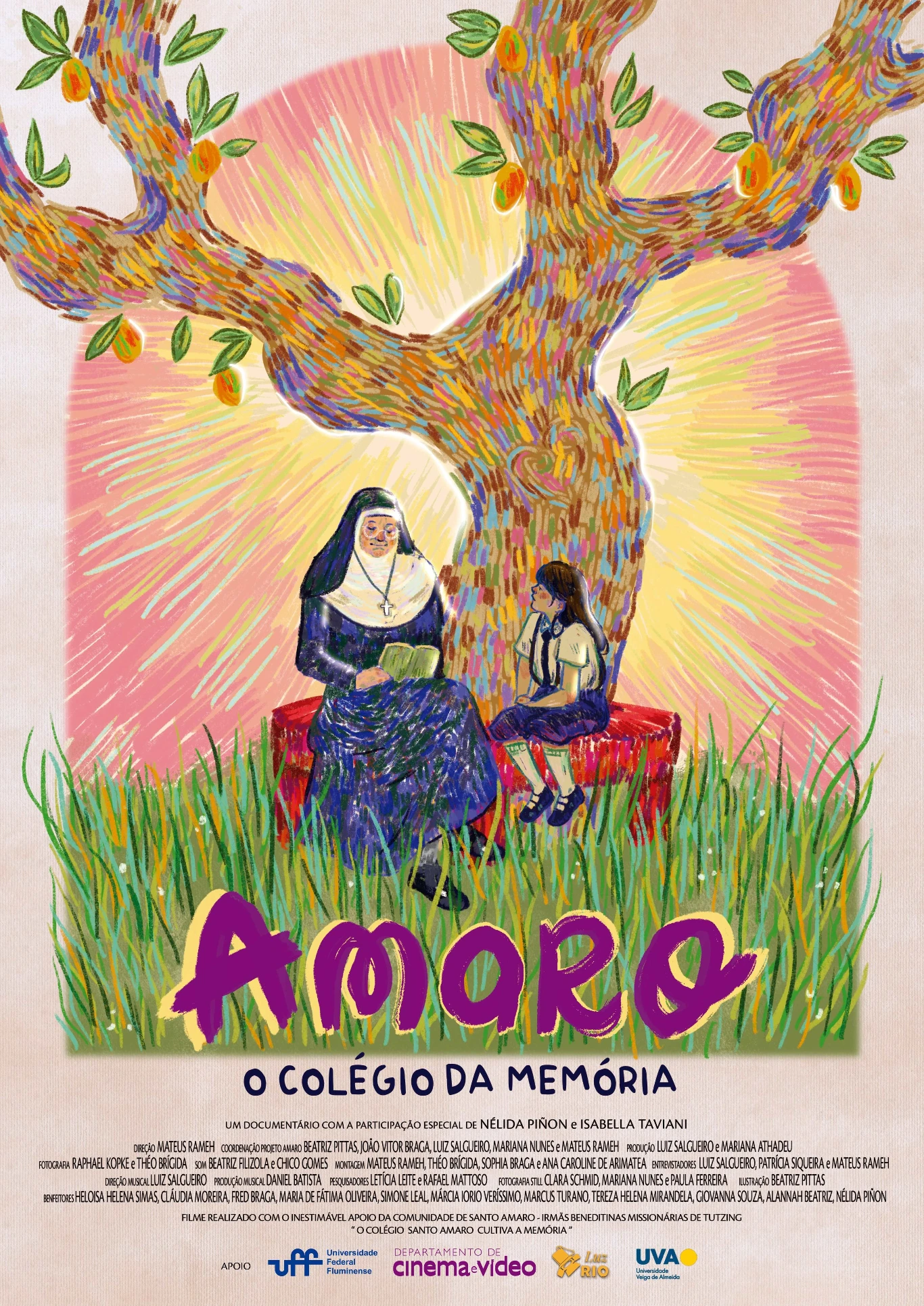 Poster do vídeo Amaro: O Colégio da Memória