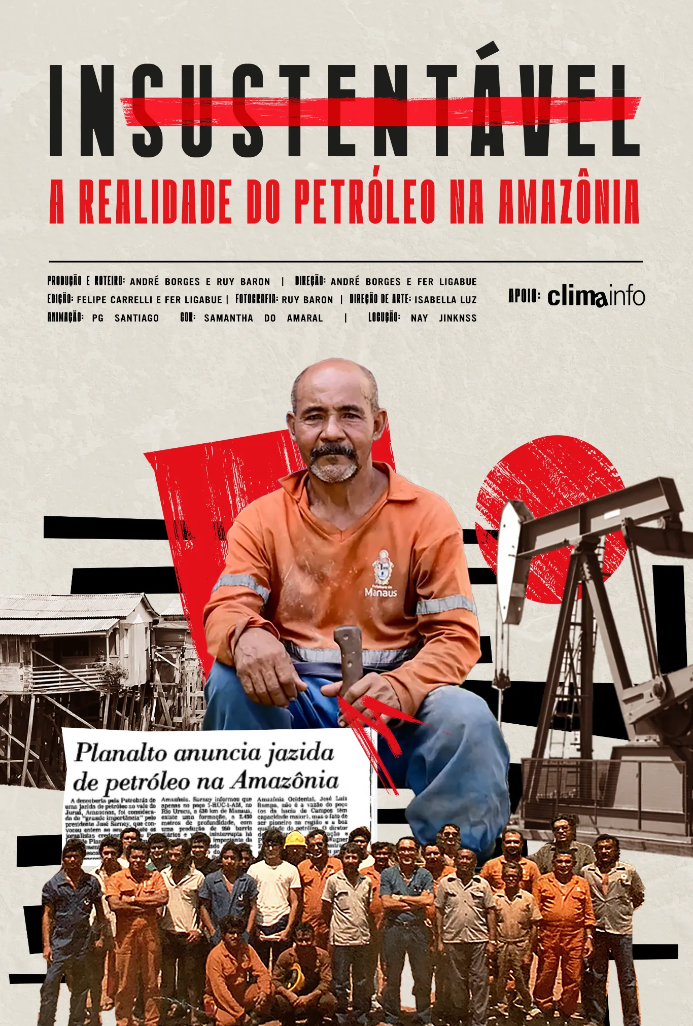 Poster do vídeo Facine: Insustentável
