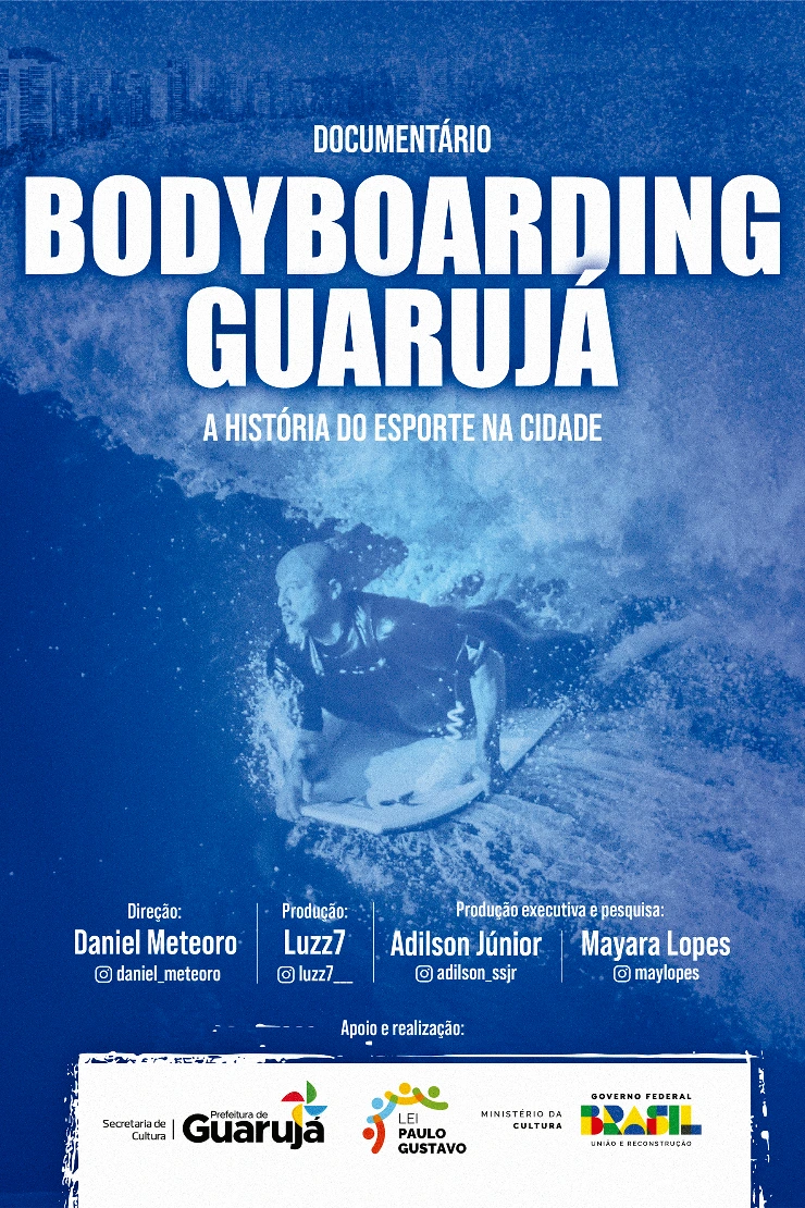 Poster do vídeo Visões do Mar - Bodyboarding Guarujá