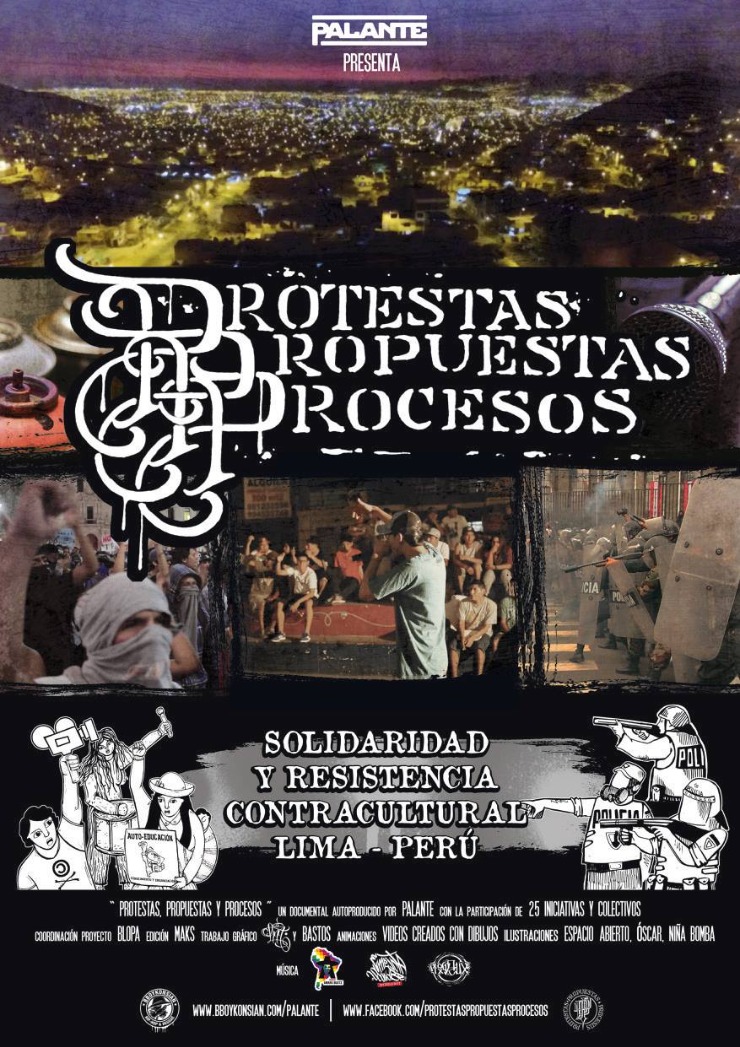 Poster do vídeo Protestas, Propuestas, Processos