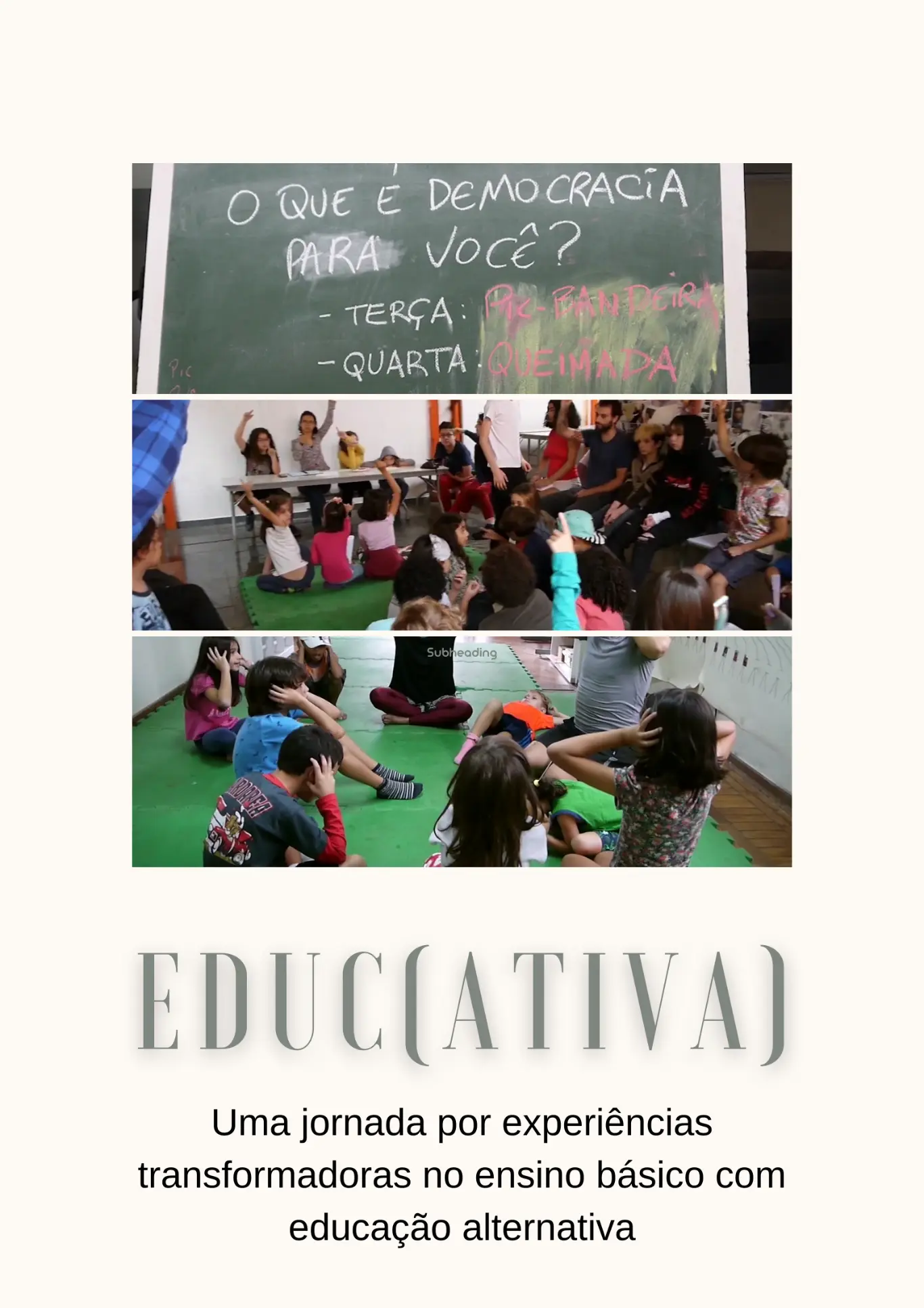 Poster do vídeo Educ(ativa)