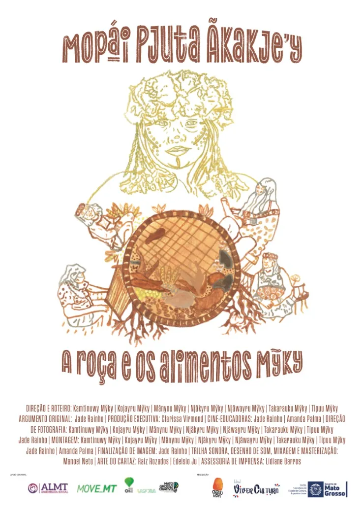 Poster do vídeo Facine: Mopái Pjuta Ãkakje'y – a roça e os alimentos Myky