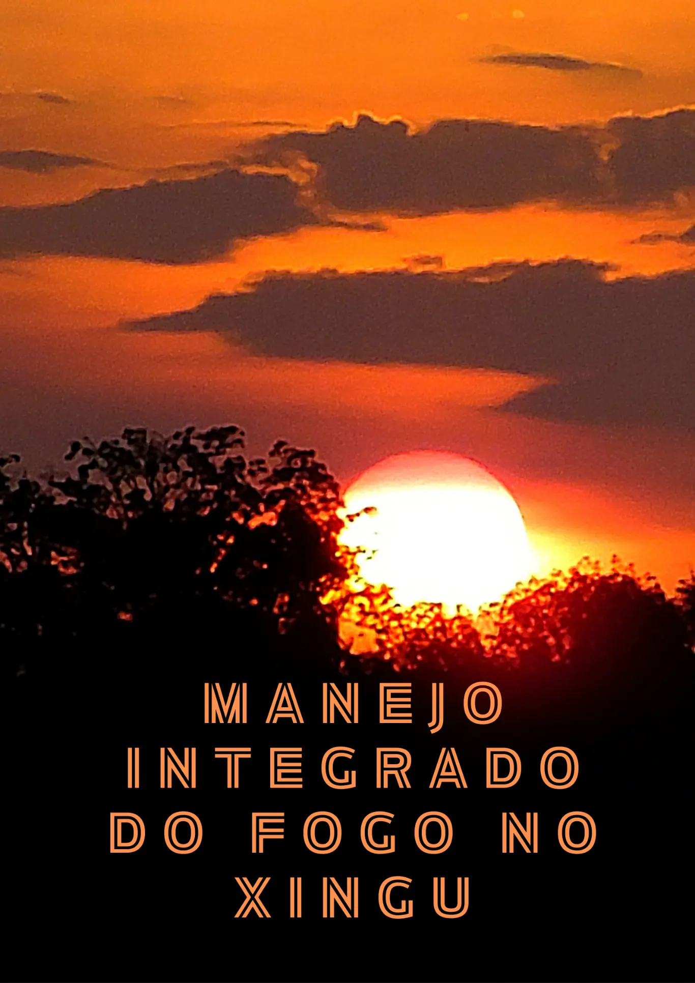 Poster do vídeo Manejo Integrado do Fogo no Xingu